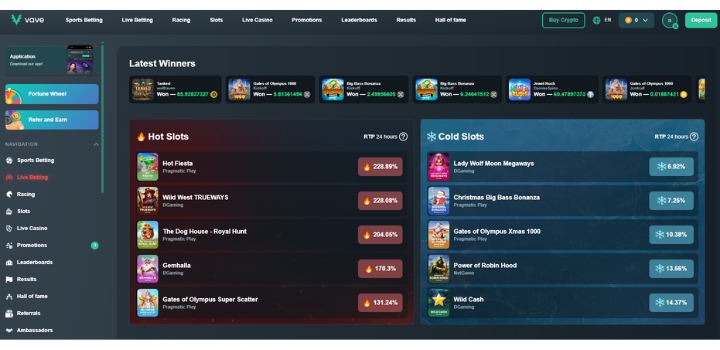Vave Casino Review